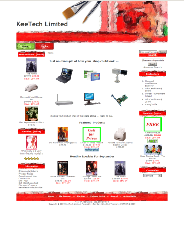 Zen Cart ArtShop