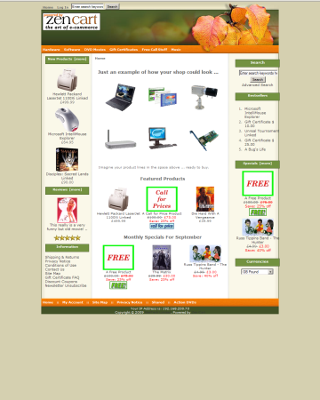 Zen Cart MothE