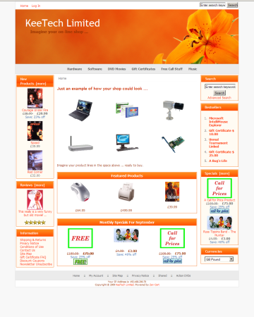 Zen Cart Orange